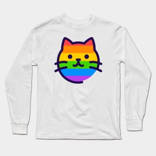 Colorful Cat Long Sleeve T-Shirt